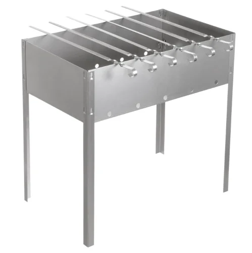 Мангал разборный 500х300х500мм + 6 шампуров нерж. BOYSCOUT 61237  1 5