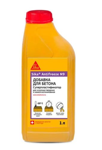 Добавка для зимнего бетонирования Sika Антифриз N9 RU 1л  1 20