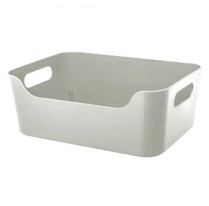Корзина пластиковая  Scandi  10л 34х24х14см светло серый 43322273095 (Бытпласт ТД)  1