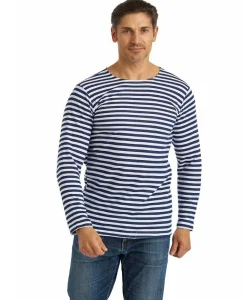 Тельняшка с начесом т.синяя р.52