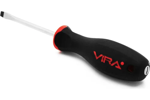 Отвертка шлицевая SL4х100мм двухкомпонентная рукоятка Rage by Vira 391105  1