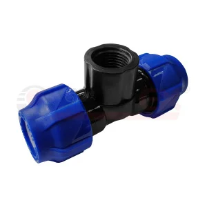 Тройник ПНД компр. переходной с внутренней резьбой 25-1 -25  (60 15)