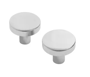 Ручка-кнопка мебельная StahlBuro AP2401 CP хром 2шт 16793