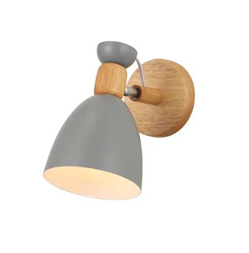 Бра Linvel LB 9446 1 Лаура Серый дерево Е27 40W Ø150 H220мм