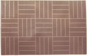 Коврик PIN MAT резиновый 40 60см шоколад Паркет  1