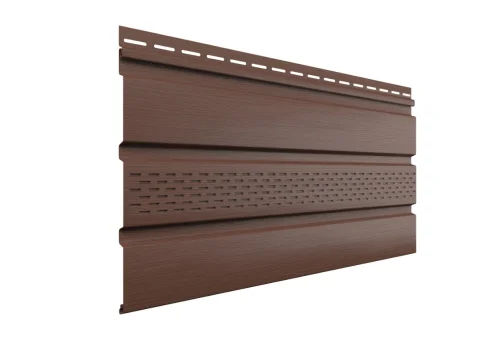 Софит частично перфорированный ТН ОПТИМА 3м Каштан 081763