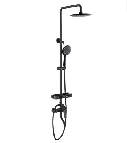 Душевой набор с верх. троп. душем 1 реж. и руч. душем 3 реж.  Moon  AV3540 (AVRORA)  1