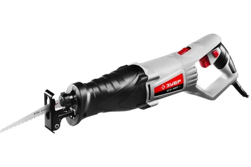 Пила сабельная Зубр ЗПС-850 Э, 850 Вт, 0-2800 ход мин, рез 150 мм (дерево), 12 мм (сталь), ход штока