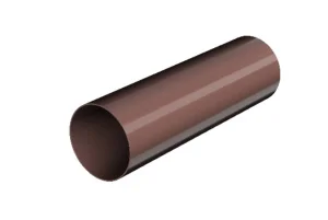Труба водосточная ТН ОПТИМА D120/80мм 2м коричневая 128218