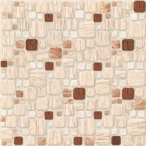 Панель ПВХ 0,3 мозайка на клеевой основе Ритм 48х48см  1 10