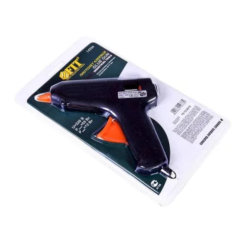 Пистолет клеевой 11мм 12Вт Fit 14336  1