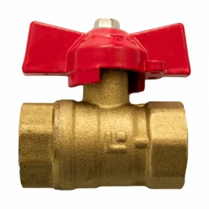 Кран шаровой 11Б27п1 г г бабочка 25  50