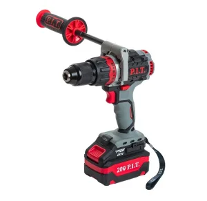 Дрель ударная P.I.T. PSB20H-13C/1 X-DRIVER аккумуляторная бесщет. 20В, 110Нм, 13мм, 2ск, 1x4Ач,ЗУ,кейс 321568 *1