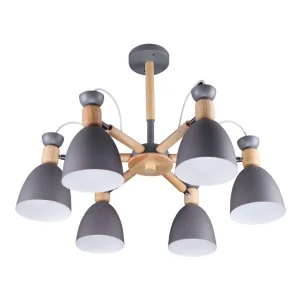 Люстра 10911/6WD+GR GR+WT ЭкономСвет