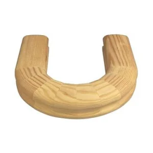 Поворот на поручень 42х82 сосна сортЭ 180 град (Кир)