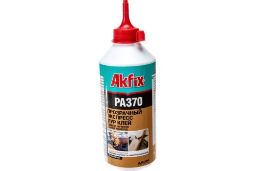 Клей полиуретановый для дерева Akfix PA370 D4 прозрачный 500гр GA3705  1