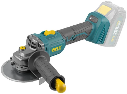 УШМ (болгарка) Fit CAG-S20LiBS-125 аккум. 20В, 3000-8500 об мин, КлК 125 мм, 1,6 кг, регулир.оборото