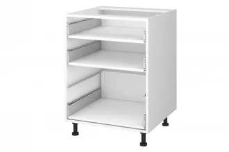 Корпус шкаф-стол напольный 600мм с 3 ящ. белый 70СЯ60Б (Горизонт)  1