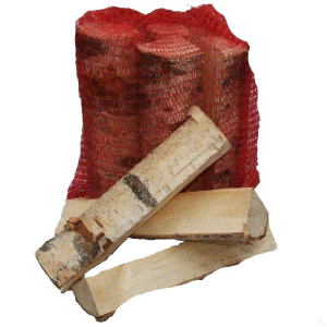 Дрова колотые в сетке