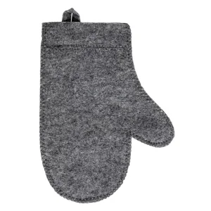 Рукавица для сауны серая "Hot Pot",  войлок *1/20