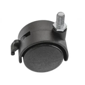 Опора колесная 50мм с болтом М8 со стопором черн. (ЧИБИС) М0898и  1 10