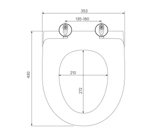 Сиденье для унитаза Iddis Soft Close Easy Fix 003DPSEi31 дюропласт
