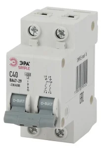Выключатель автоматический модульный 2п C 16А 4.5кА ВА 47-29 SIMPLE-mod-12 Б0039229 Эра