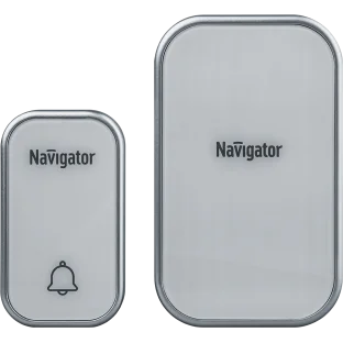 Звонок электрический NDB-D-AC03-1V1-WH (Navigator)  1