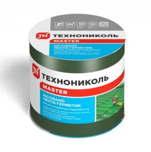 NICOBAND Самоклеящаяся герметизирующая лента, цвет зеленый, длина 3м., ширина 10 см.347440 NICOBAND Самоклеящаяся герметизирующая лента, цвет зеленый, длина 3м., ширина 10 см.347440