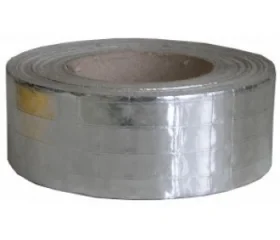 Скотч алюминиевый армированный 50мм 50м уп 24шт  24