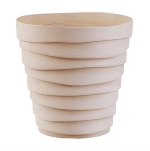 Кашпо для цветов ВМС Бархан К1401 Кремовый 2,25л