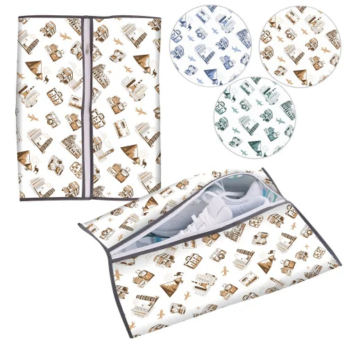 Чехол для обуви  Путешествия .Размер 40 32см (со складкой)  1