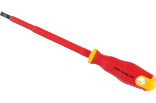 Отвертка диэлектрическая SL5.5х125мм Electro Professional Stayer 25141-05-12  1