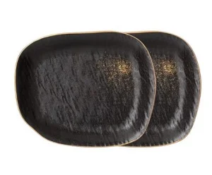 Набор тарелок Bronco  Midnight Gold  2шт 26,5см 42-437  1 12