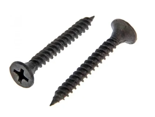 Саморез для ГКЛ мелкая резьба, оксид 3,5х 25 уп. - 40 шт. SteelRex