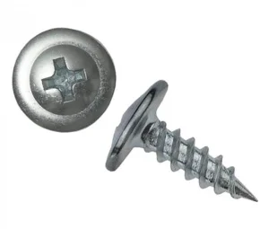 Саморез с прессшайбой 4,2х13 остроконечный цинк 100 шт