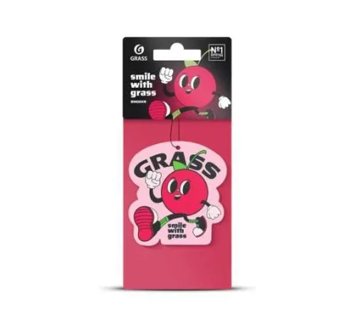 Ароматизатор воздуха Grass  Смайл  вишня ST-1468  1