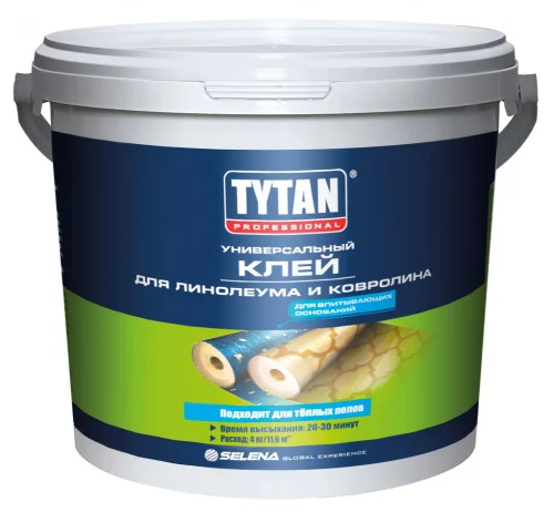 Клей Tytan Professional для линолеума и ковролина 7кг 10832 17400