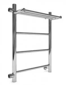 Полотенцесушитель  Лесенка   Line  1  80х40 с полкой, бок. подкл.слева LLSHSW80-40L б п 50 (Indigo)