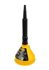 Воронка пластиковая d-135мм с металлическим ситом, гибкий наконечник Denzel 537209  1