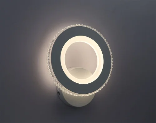 Светильник настенный Linvel MS 1161 1 Флур 16W Белый AC220-230V 3000-6000K 1440Lm 205x178x50mm