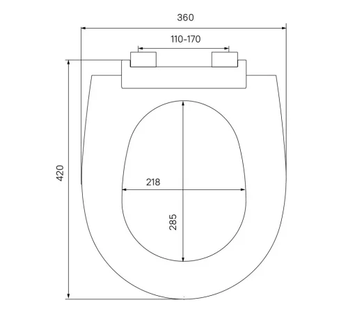Сиденье д унитаза Soft Close полипропилен 005PPS3i31 005 (Iddis)  1