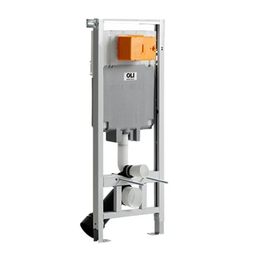 Комплект инсталляции д подвесного унитаза OLI   Quadra Total Black LE  узкая (300мм 1150-1350мм) 886