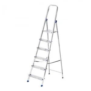 Стремянка 6 ступеней алюминиевая РемоКолор 63-0-006