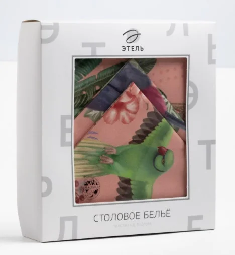 Набор столовый "Этель" Tropical animals, скатерть 180х145см +/-3см, салфетки 8 шт 4816121 *1