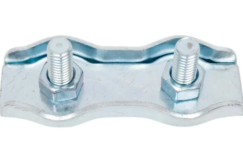 Зажим для стальных канатов двойной DUPLEX, цинк 4 мм уп. - 1 шт. SteelRex