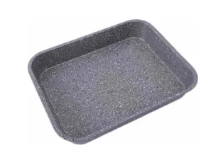 Противень 40.5 25.5 5,0см.,с покрытием серый гранит,арт. LH-72002