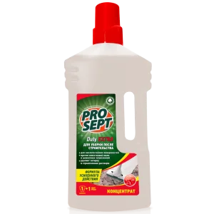 Чистящее средство для уборки после ремонта 1л PROSEPT Duty Extra 118-1 *1/12