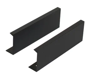 Ручка-профиль мебельная StahlBuro A306-96, BL матовый черный, (компл. 2шт) *10