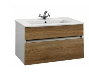 Тумба для ванны подвесная Lindis Оскар 75 18377 дуб сонома